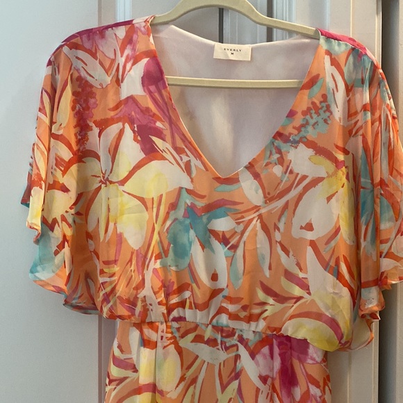 Summer spring Floral dress - Picture 2 of 3